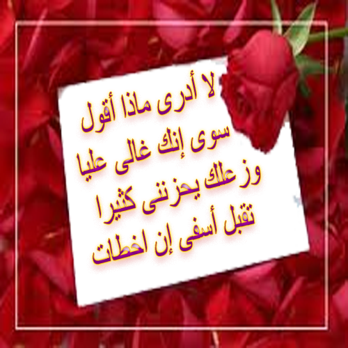 صور اعتذار للحبيب , اسف حبيبي